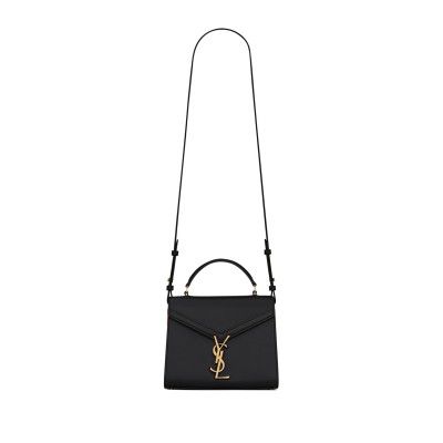 YSL CASSANDRA MINI TOP HANDLE BAG IN BOX SAINT LAURENT 6239300SX0W1000 (20*16*7.5cm)